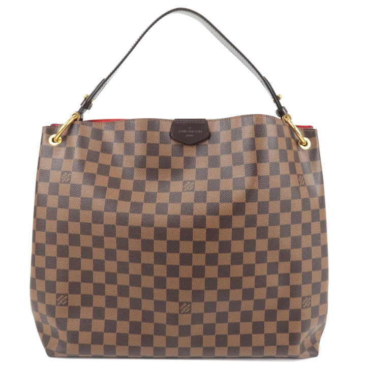 LOUIS VUITTON DAMIER EBENE GRACEFULL MM HOBO BAG