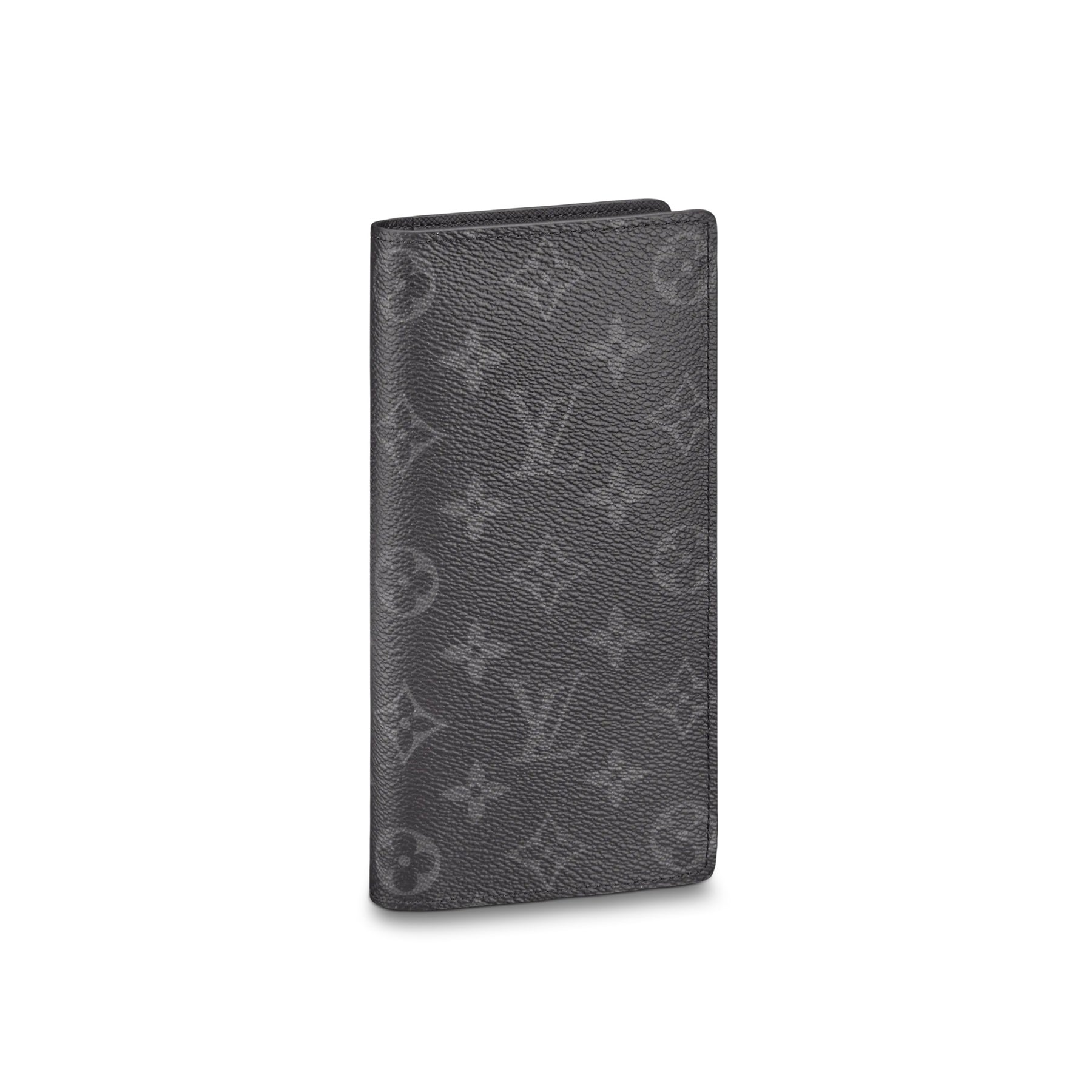 Louis Vuitton Monogram Eclipse Brazza Wallet Authentic 