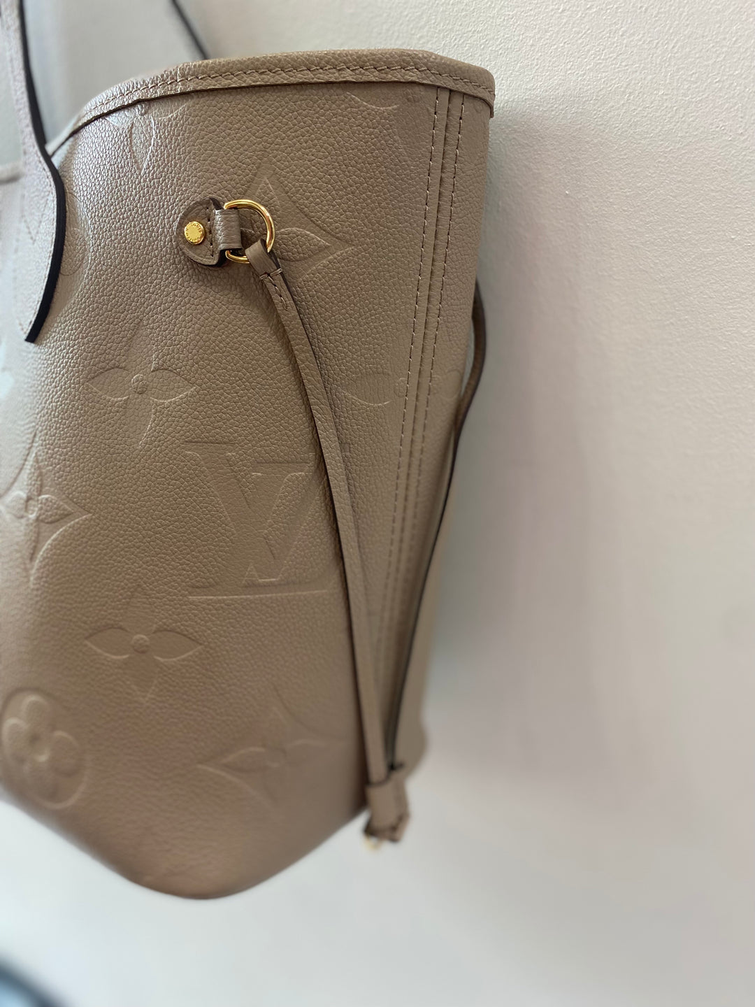 LOUIS VUITTON MONOGRAM EMPREINTE LEATHER NEVERFULL TOTE MM