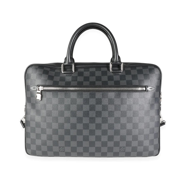 LOUIS VUITTON DAMIER GRAPHITE PORTE DOCUMENTS BUSINESS MM BAG
