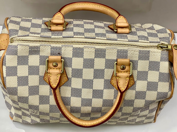 LOUIS VUITTON DAMIER AZUR SPEEDY 25 HANDBAG