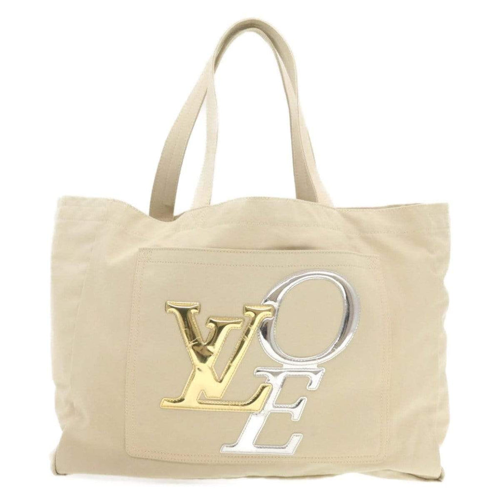 Louis Vuitton, Bags, Authentic Louis Vuitton Thats Love Canvas Tote