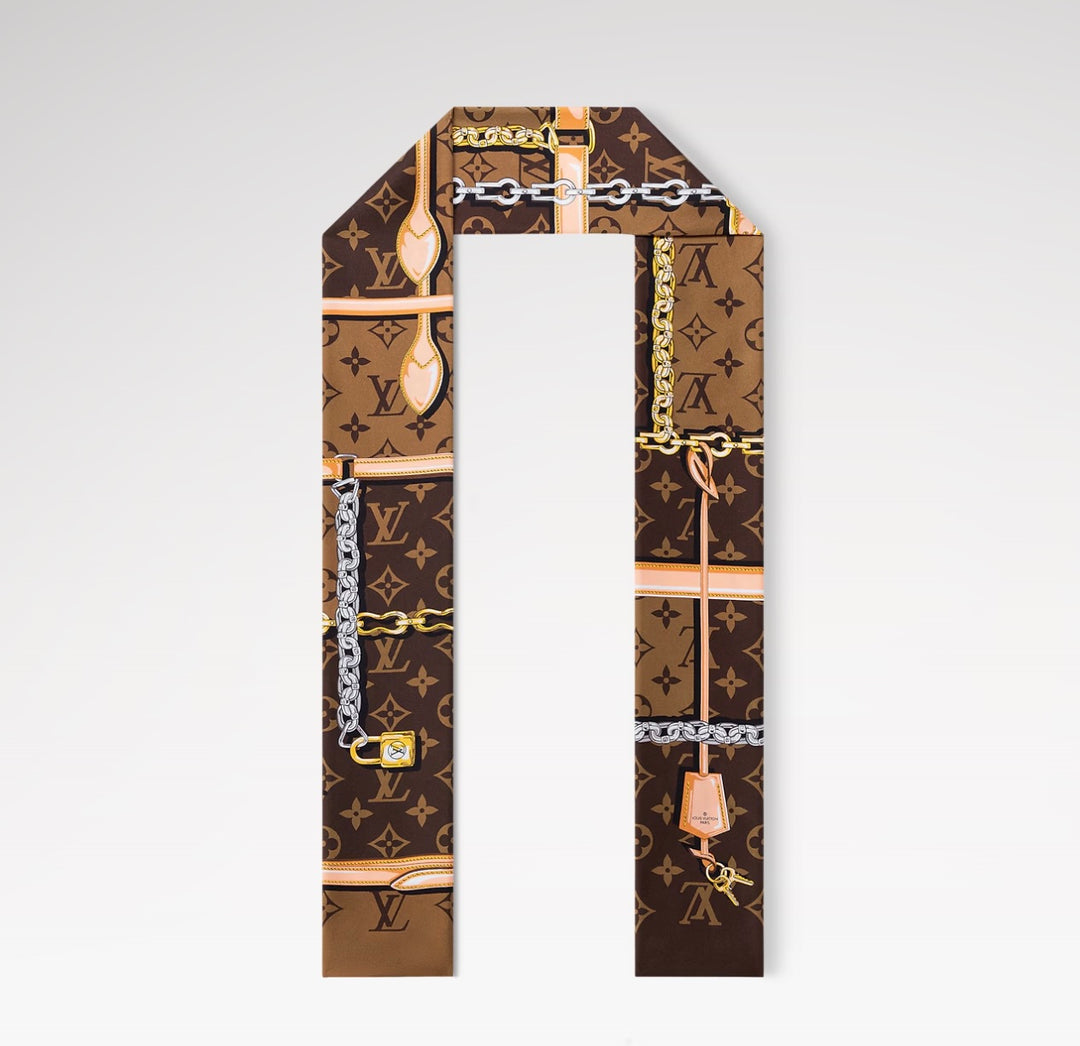 LOUIS VUITTON MONOGRAM CONFIDENTIAL SILK BANDEAU