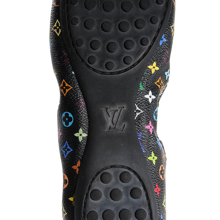 LOUIS VUITTON MULTICOLOR MONOGRAM DICE SCRUNCH BALLET FLATS