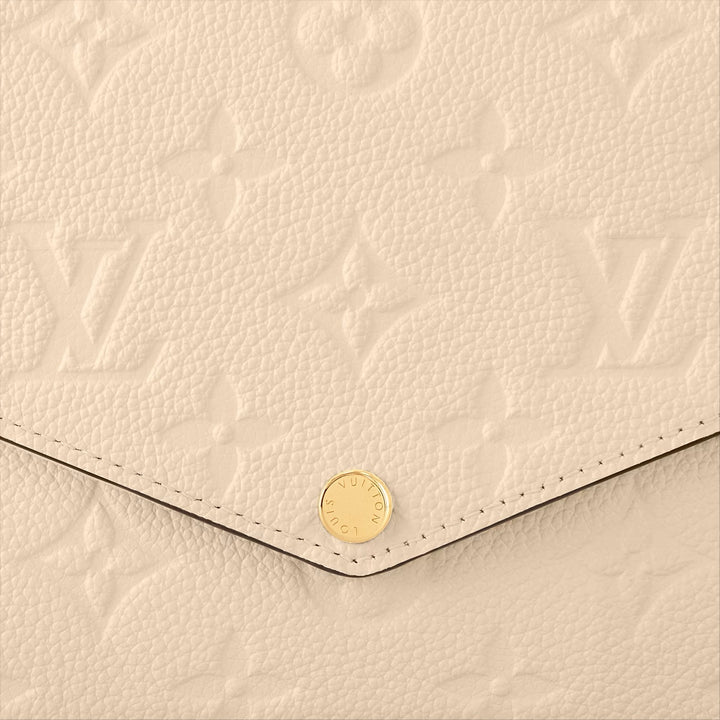 LOUIS VUITTON  MONOGRAM EMPREINTE LEATHER FELICIE POCHETTE