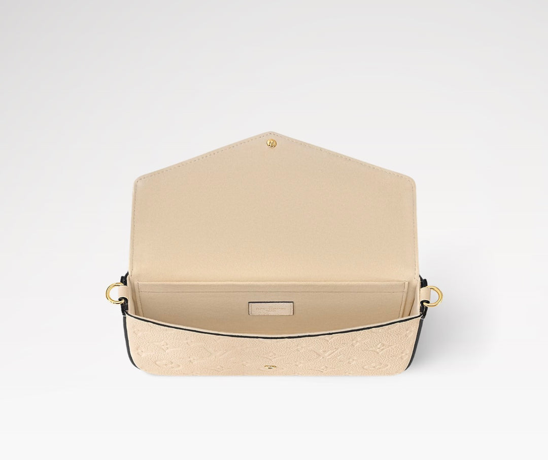 LOUIS VUITTON  MONOGRAM EMPREINTE LEATHER FELICIE POCHETTE