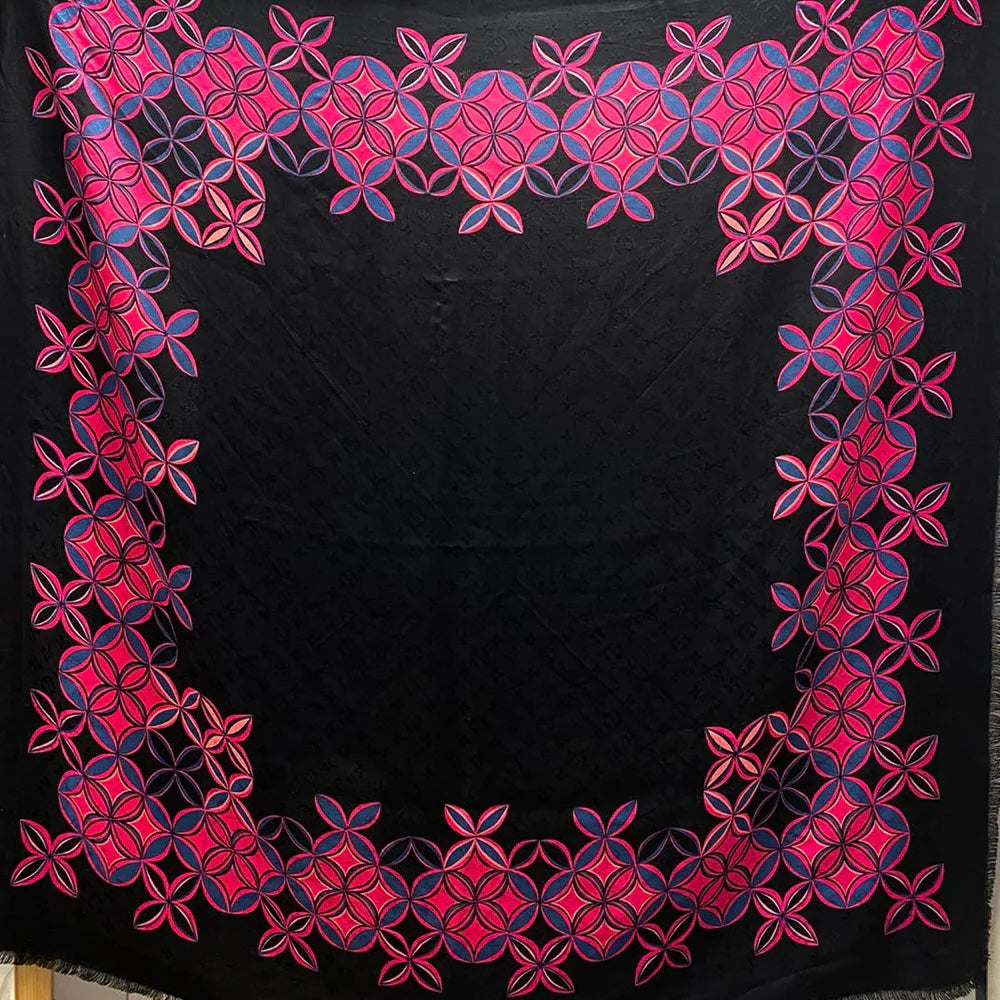 LOUIS VUITTON MONOGRAM FLOWERGRAM SHAWL