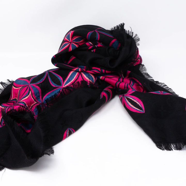 LOUIS VUITTON MONOGRAM FLOWERGRAM SHAWL
