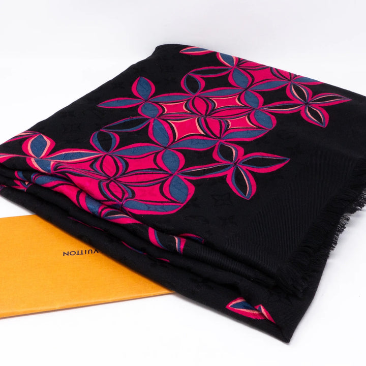 LOUIS VUITTON MONOGRAM FLOWERGRAM SHAWL