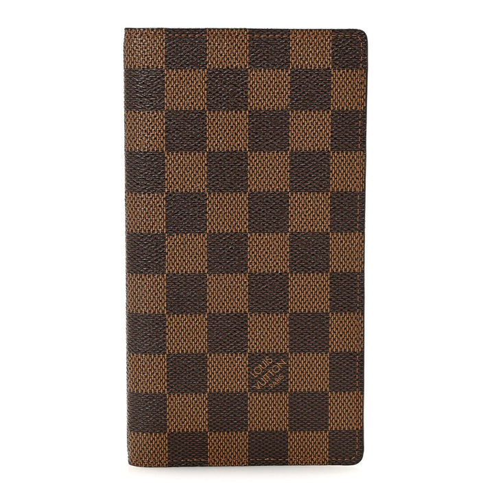 LOUIS VUITTON DAMIER EBENE BRAZZA WALLET