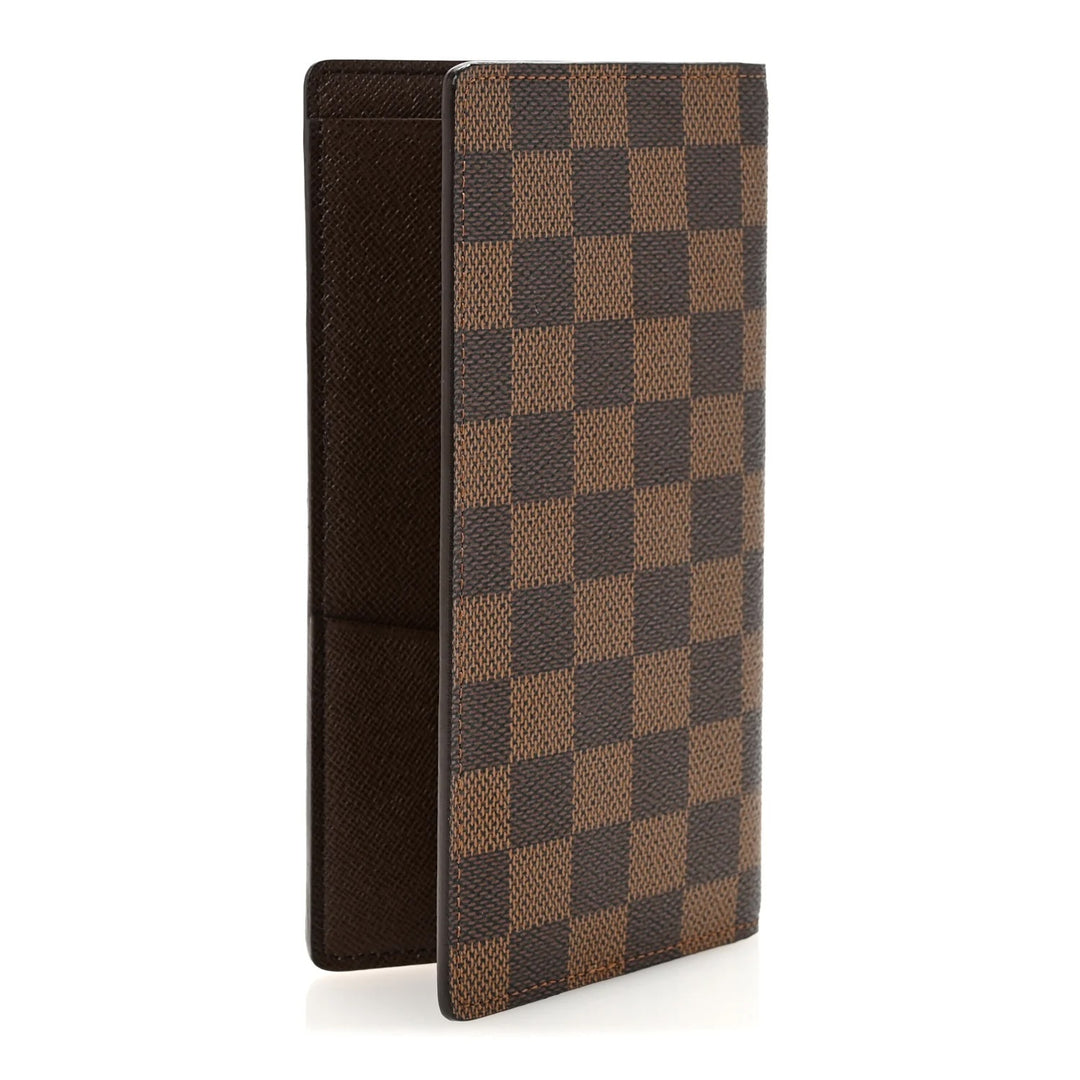 LOUIS VUITTON DAMIER EBENE BRAZZA WALLET