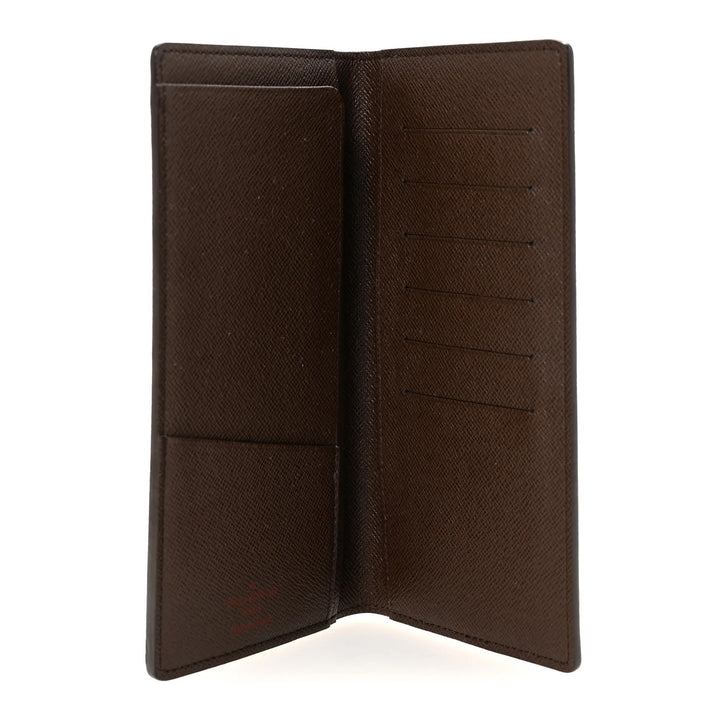 LOUIS VUITTON DAMIER EBENE BRAZZA WALLET