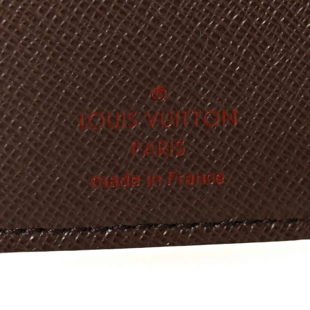 LOUIS VUITTON DAMIER EBENE BRAZZA WALLET