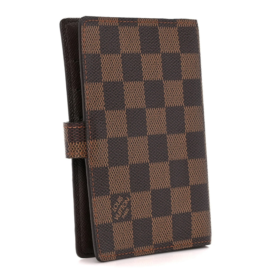 LOUIS VUITTON DAMIER EBENE AGENDA COVER PM