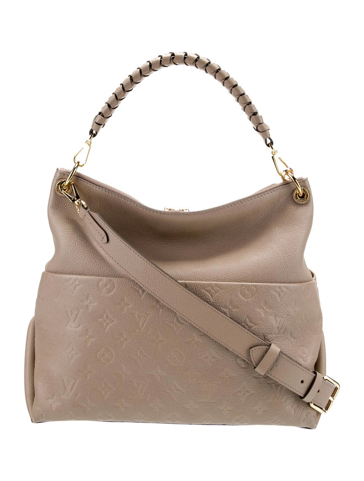 LOUIS VUITTON MAIDA MONOGRAM EMPREINTE LEATHER HANDBAG