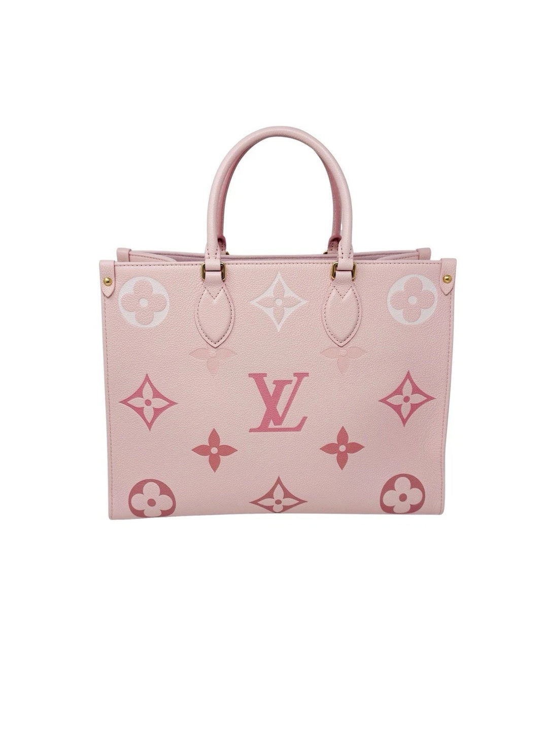 LOUIS VUITTON ONTHEGO MM BY THE POOL EMPREINTE TOTE BAG