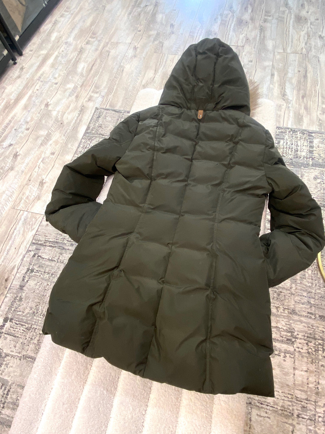 MACKAGE ADALI HOODED NATURAL FUR DOWN COAT