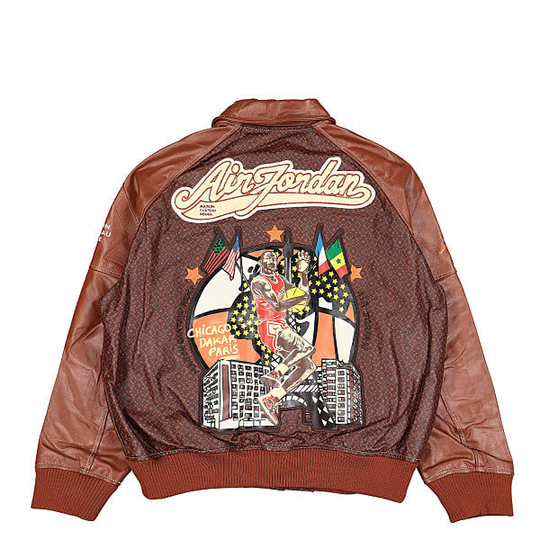 MAISON CHATEAU ROUGE X AIR JORDAN FLIGHT JACKET
