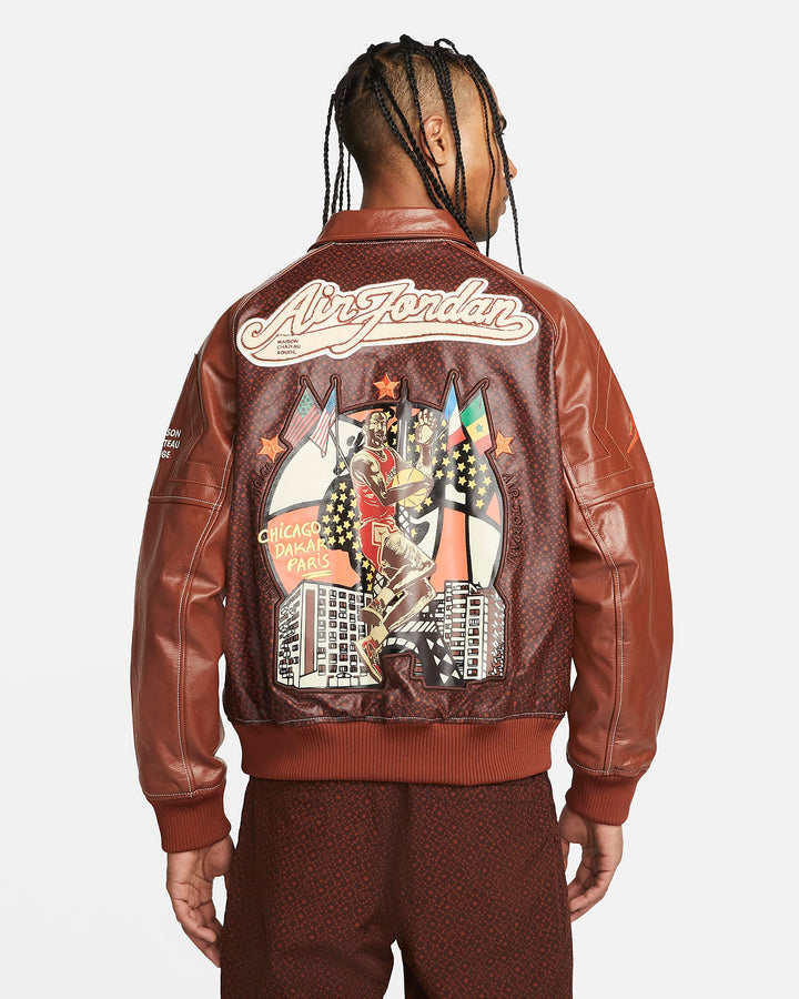 MAISON CHATEAU ROUGE X AIR JORDAN FLIGHT JACKET