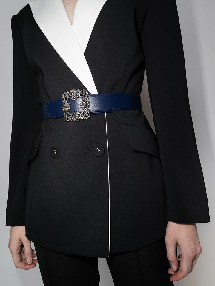 MANOLO BLAHNIK HANGISI 35MM LEATHER BELT