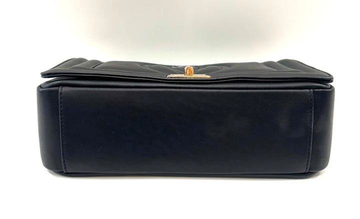 MARIO VALENTINO BELLA DIAMOND LEATHER CROSSBODY BAG