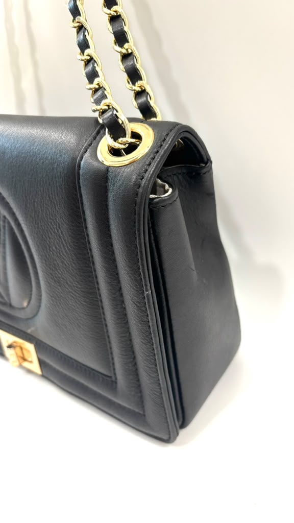 MARIO VALENTINO BELLA DIAMOND LEATHER CROSSBODY BAG