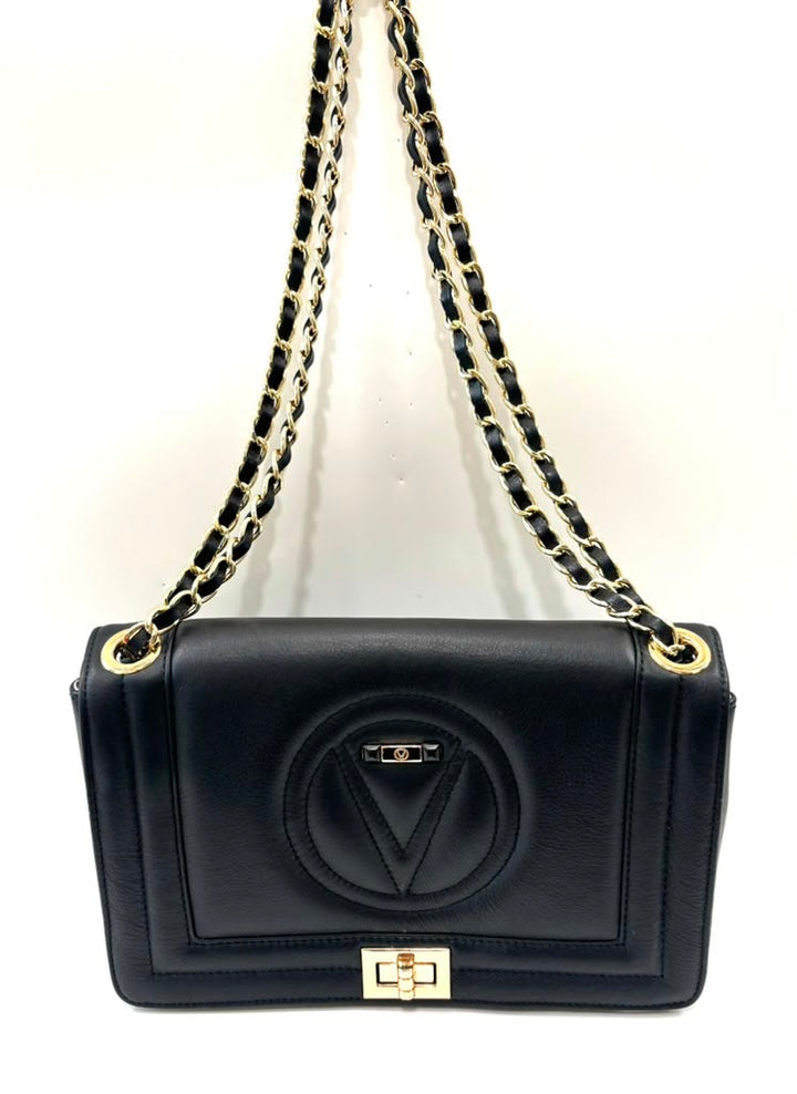 MARIO VALENTINO BELLA DIAMOND LEATHER CROSSBODY BAG