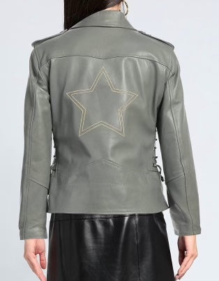 MASTERPELLE SOFT LEATHER BIKER JACKET
