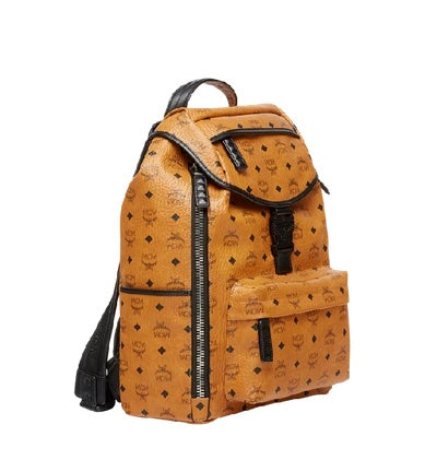 MCM VISETOS KILLIAN BACKPACK IN COGNAC