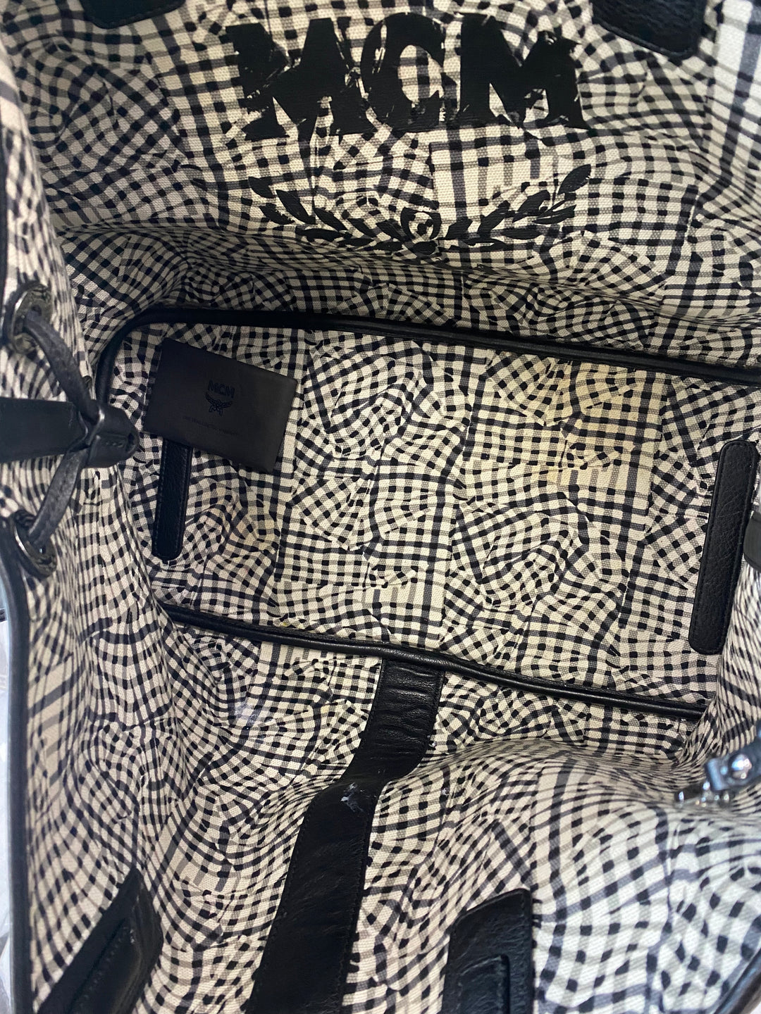 MCM LIZ REVERSIBLE MEDIUM  VISETOS TOTE BAG