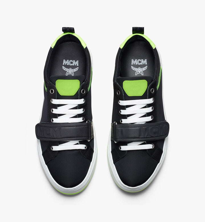 MCM LOW-TOP VELCRO SNEAKERS