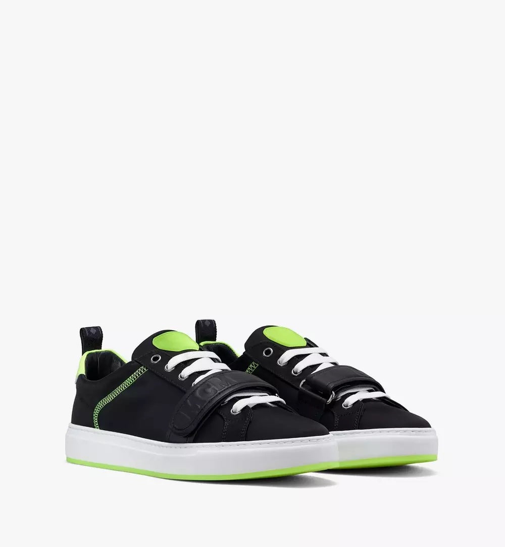 MCM LOW-TOP VELCRO SNEAKERS