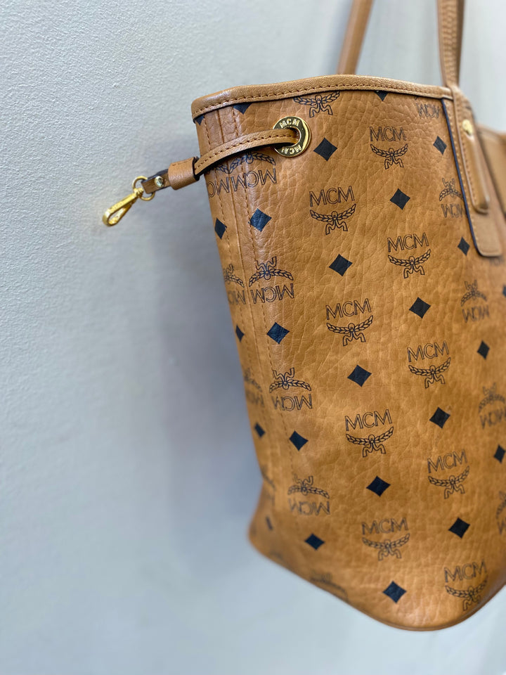 MCM MEDIUM LIZ VISETOS TOTE BAG