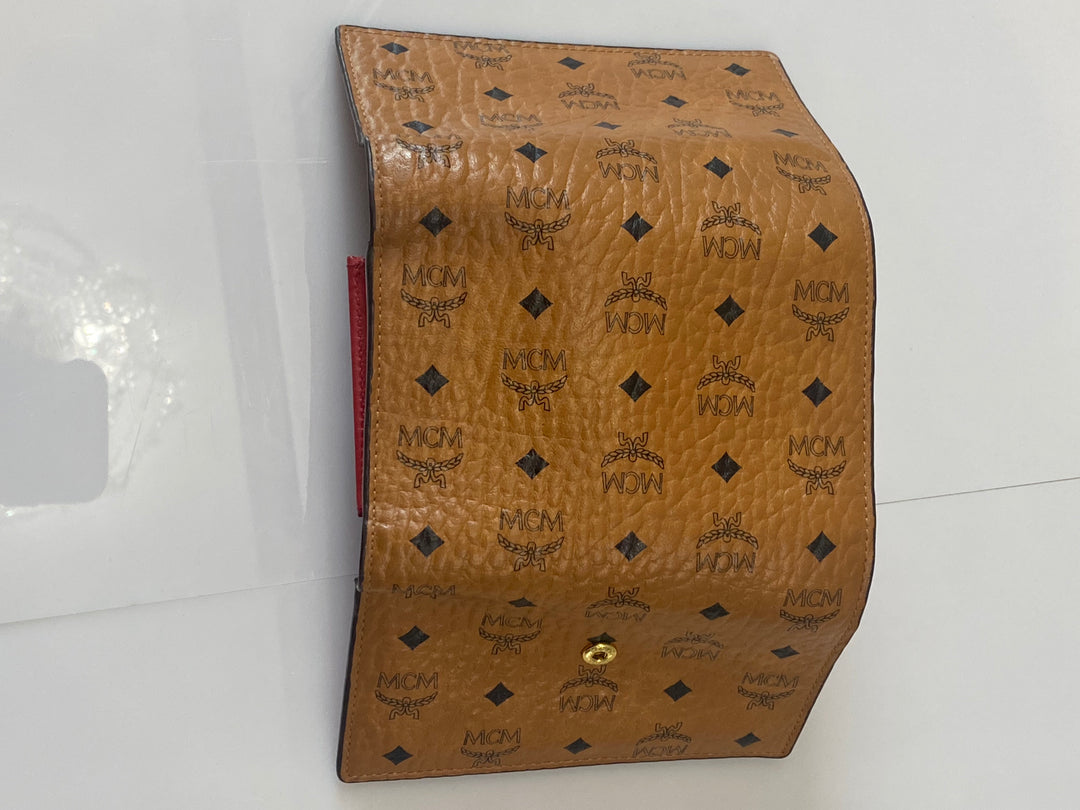 MCM VISETOS THREE FOLD WALLET