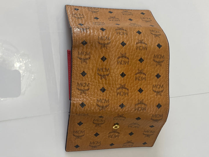 MCM VISETOS THREE FOLD WALLET