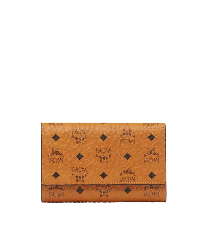 MCM VISETOS THREE FOLD WALLET