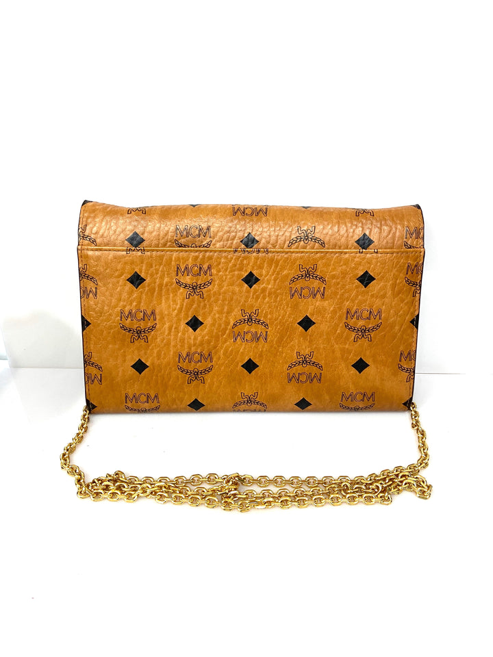 MCM VISETOS PATRICIA WALLET ON A CHAIN