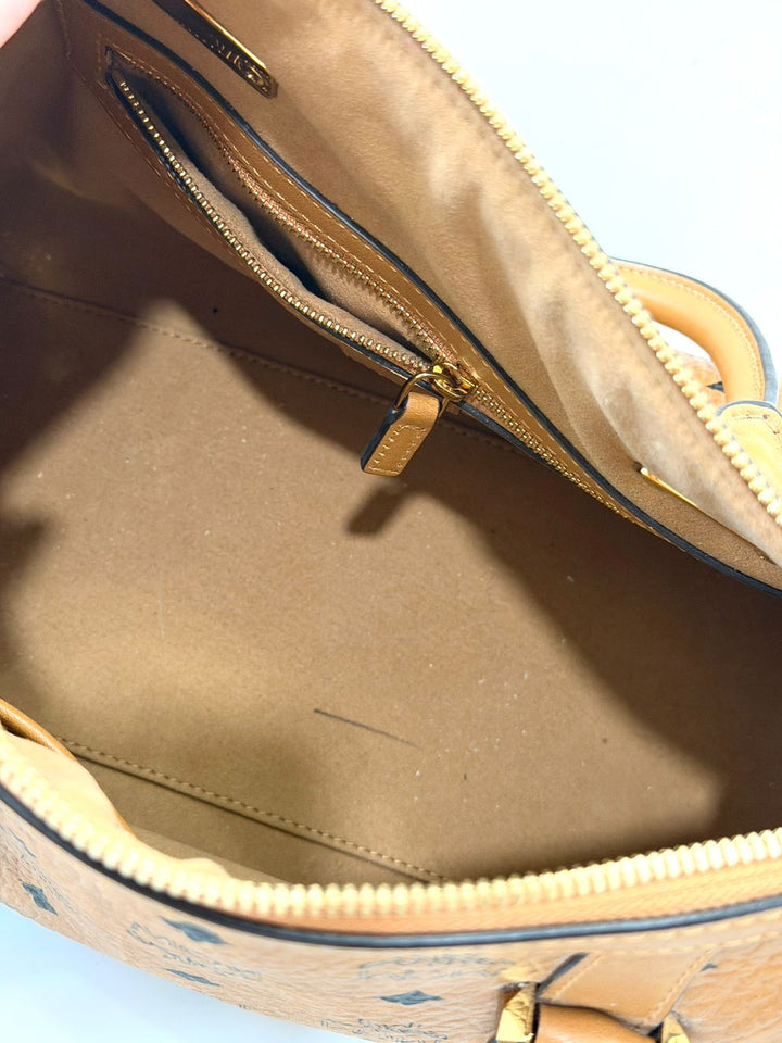 MCM VISETOS MEDIUM BOSTON BAG