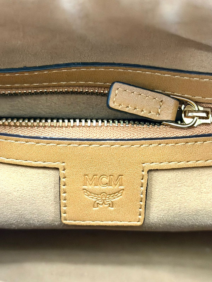 MCM VISETOS MEDIUM BOSTON BAG