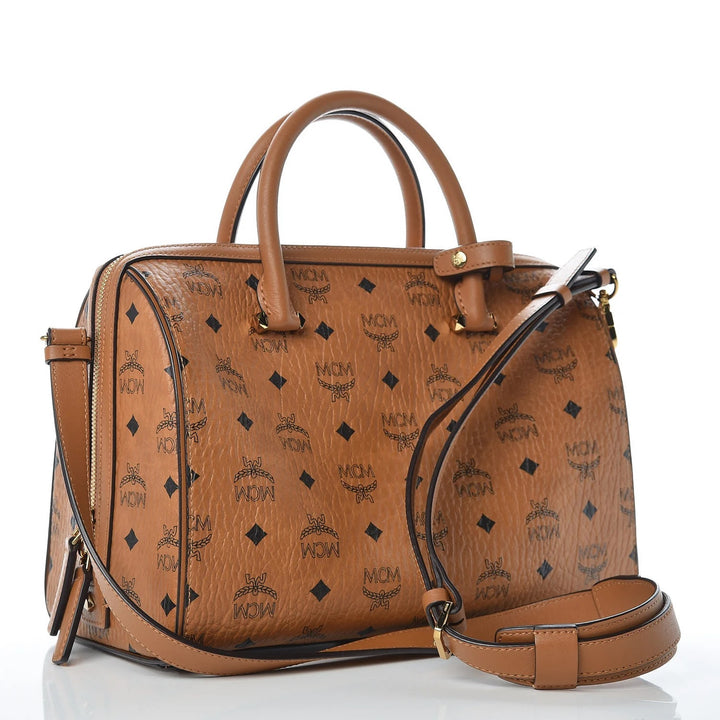 MCM VISETOS MEDIUM BOSTON BAG