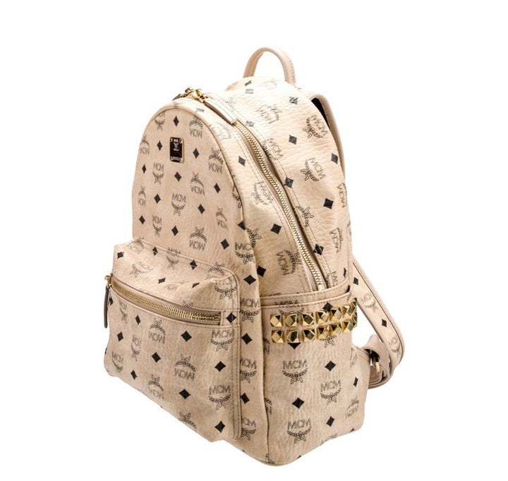 MCM STARK SIDE STUDS VISETOS MEDIUM BACKPACK