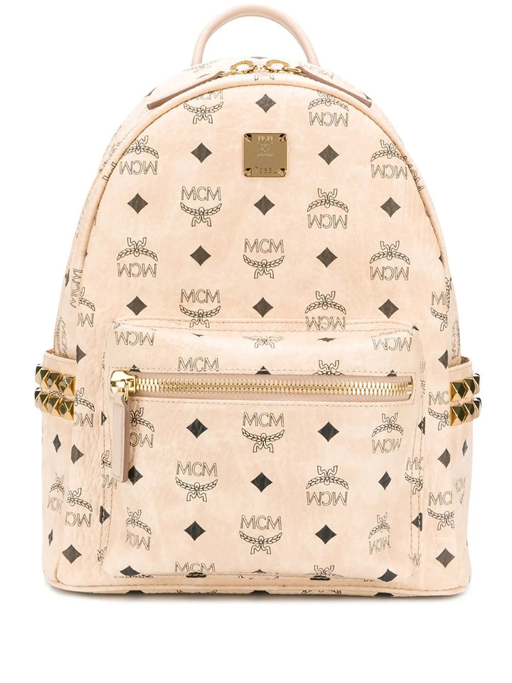 MCM STARK SIDE STUDS VISETOS MEDIUM BACKPACK