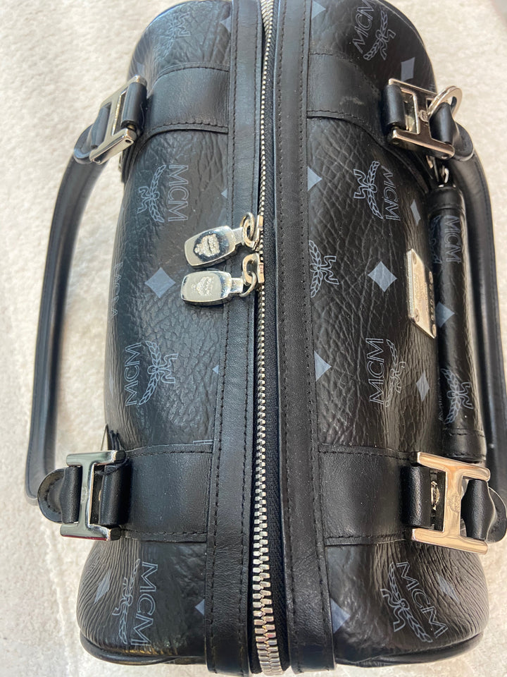 MCM VISETOS SMALL BOSTON BAG