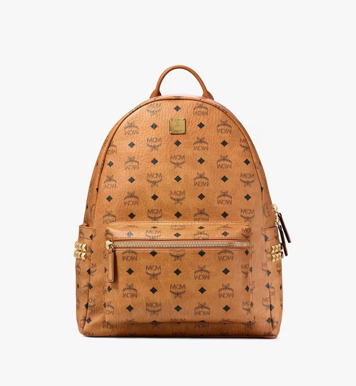 MCM STARK SIDE STUDS VISETOS MEDIUM BACKPACK