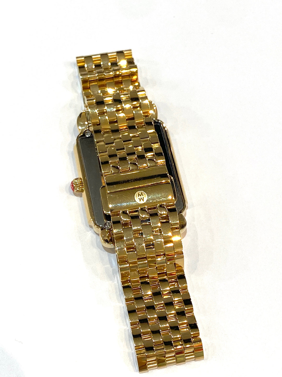 MICHELE DECO II DIAMOND 18K GOLD PLATED WATCH