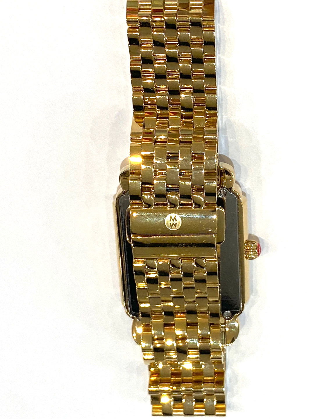 MICHELE DECO II DIAMOND 18K GOLD PLATED WATCH