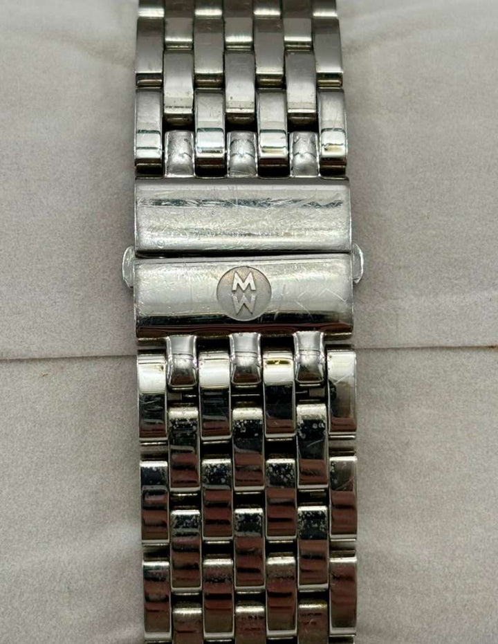 MICHELE MWW06A000775 DECO STAINLESS DIAMOND WATCH
