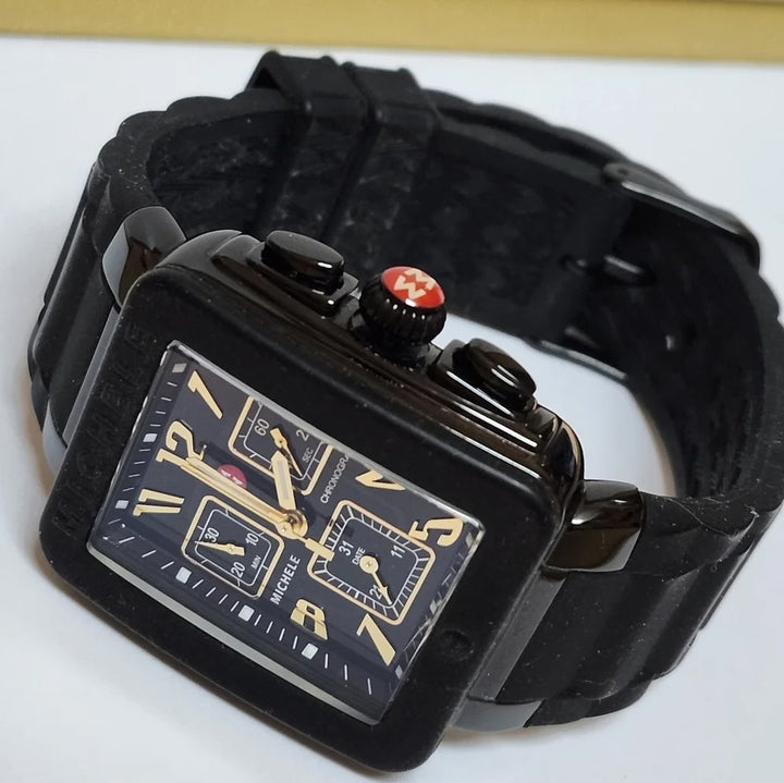 MICHELE PARK 33MM JELLY BEAN CHRONOGRAPH WATCH