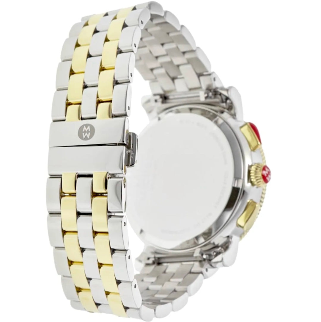 MICHELE SPORT SAIL DIAMOND DIAL TWO-TONE STEEL WATCH