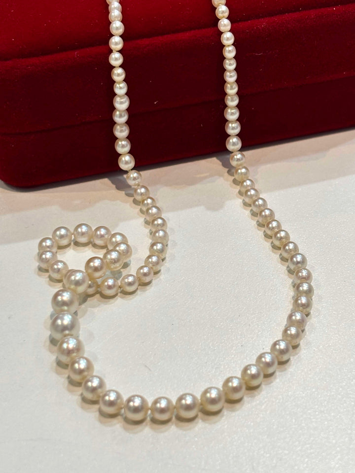 MIKIMOTO AKOYA CULTURED PEARL NECKLACE